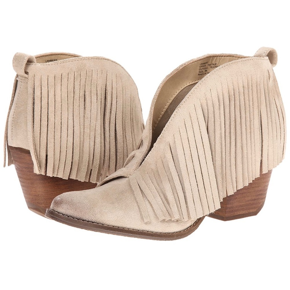 Coconuts By Matisse Lambert Fringe Bootie - Size 9 - image 1